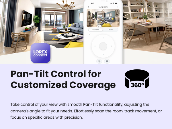 Pan-Tilt Control for Customized Coverage