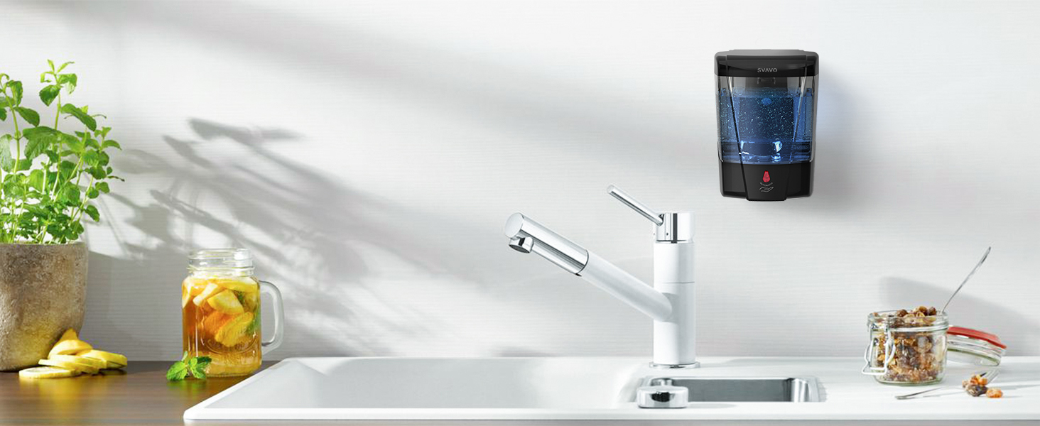 soap dispenser wall mount automatic touchless