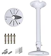 WiTi Extendable Pole Mount for Security Surveillance Cameras, Ceiling Mount Bracket for Bullet Ca...