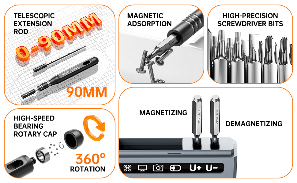 Precision screwdriver kit