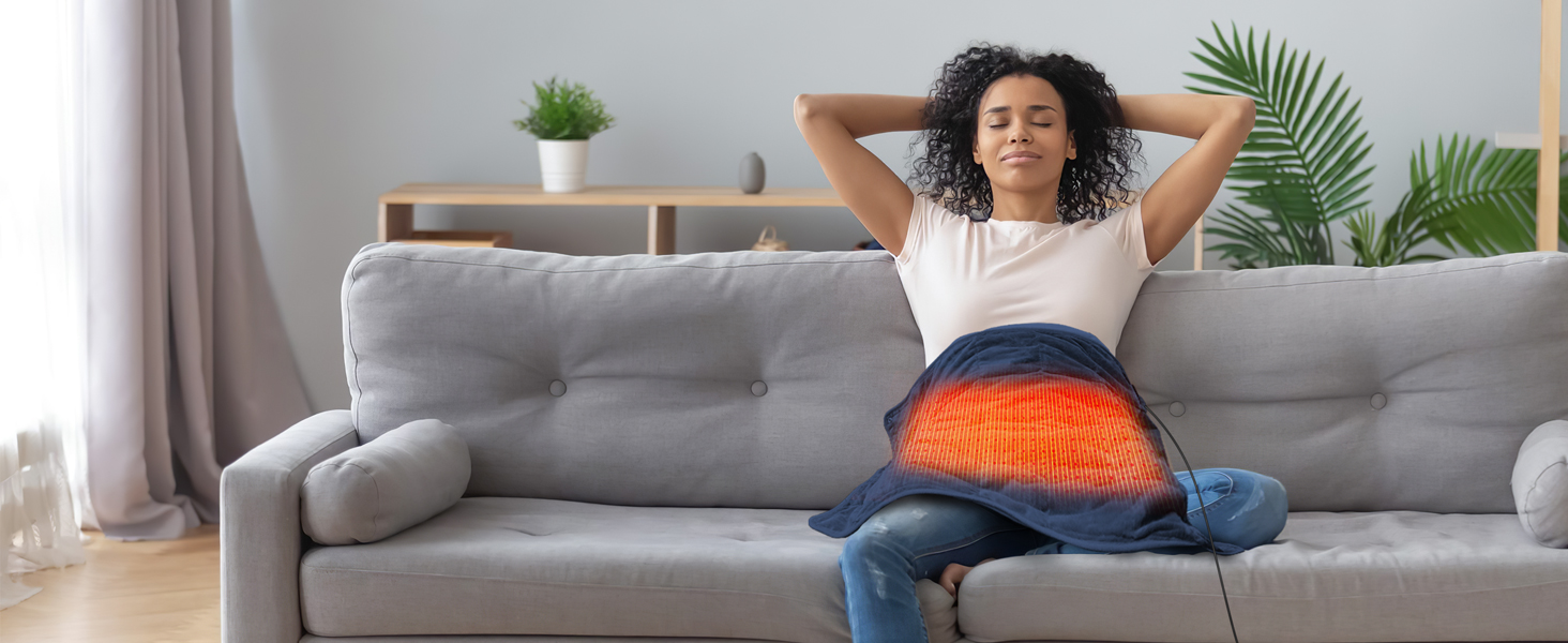 weighted heating pad