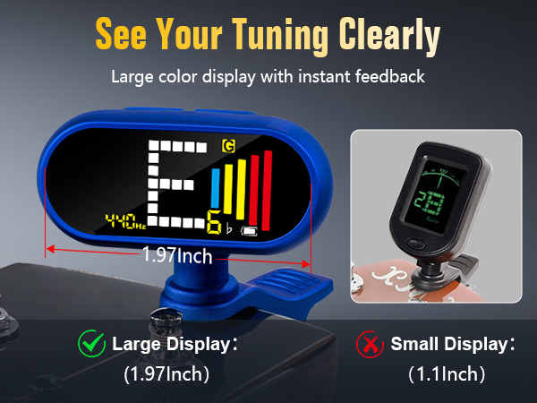 tuner clip on