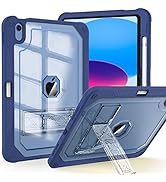 ZoneFoker Case for iPad 10th Generation 10.9 inch 2022, Heavy Duty Shockproof Rugged Protective w...