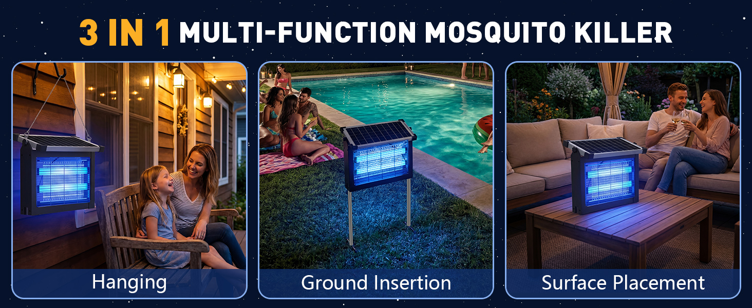 solar power bug zapper outdoor
