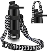 EasyAcc Water Bottle Handle Shoulder Strap, for 12oz - 64 oz Hydro Flask Wide Mouth Water Bottles...