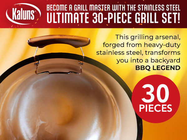 Ultimate 30-Piece Grill set!