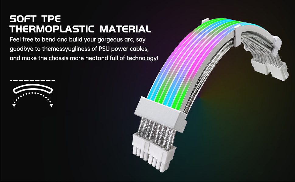 2x8 Pin ARGB PC Cables