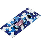 Kraken Keyboards DRIP XXL Blue & White Gaming Mouse Pad - Professional Artisan Blue Mouse Pad - B...