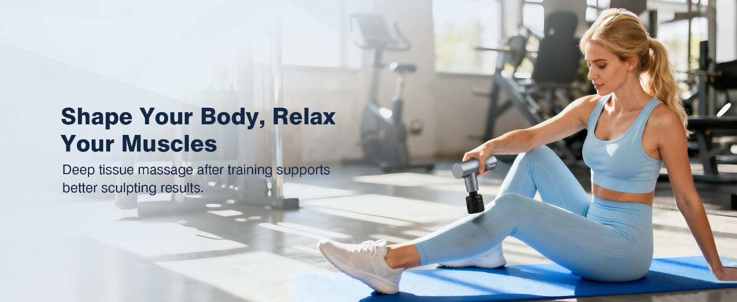 cotsoco Mini Deep Tissue Massage Gun with Heat and Cold Therapy