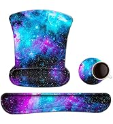 ToLuLu Keyboard Wrist Rest Pad Ergonomic Mouse Pad Set, Cute Gel Mouse Pad for Computer Laptop, N...