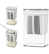 Greek Yogurt Strainer, 1100ml Multi Yoghurt Maker Strainer with Fine Mesh Bag &amp; Lid for Thick Gre...