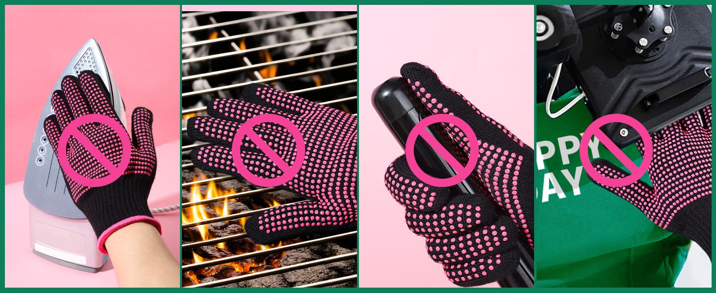 iron wand sublimation guantes planchar cabello guante thermal gove straightener hot left hand