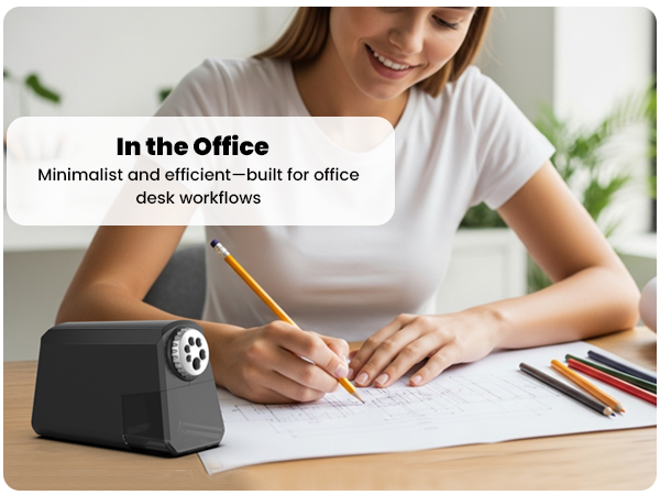 Quiet electric sharpener