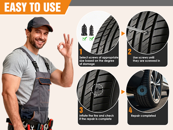 Tire Repair Rubber Nail