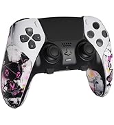 PlayVital Anti-Skid Sweat-Absorbent Controller Grip for ps5 Edge Wireless Controller, Textured So...