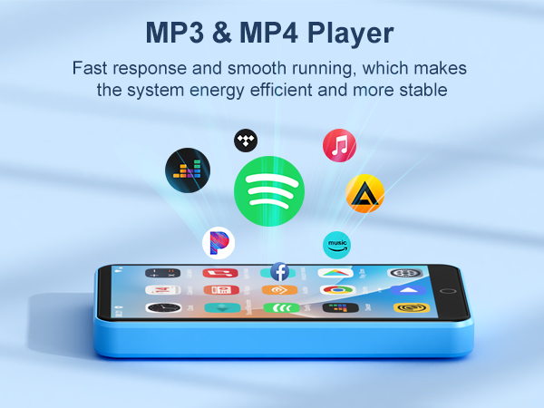 MP3 Player with Bluetooth and WiFi