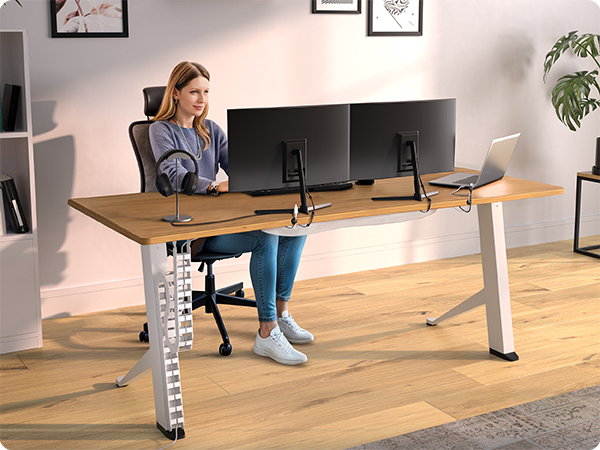 vertebrae cable management under desk