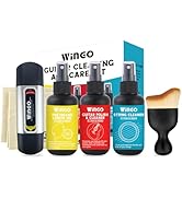 WINGO Guitar Cleaning and Care Kit, Polish and Cleaner, Fretboard Lemon oil, Guitar String-cleane...