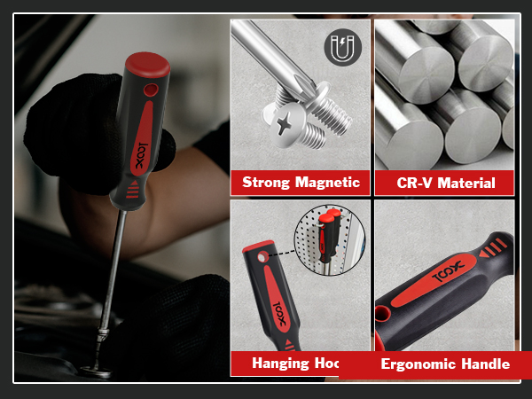 XOOL 18 PCS Magnetic Screwdriver Set with Case