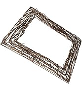 Housoutil Grapevine Wreath - Wreath Forms for DIY Crafts Vine Branch Wreath - Rattan Wreath for C...