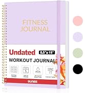 Fitness Journal Workout Planner for Women &amp; Men, A4 (8.5" x 11") Workout Journal Log Book Planner...