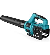 HEINRPO Cordless Leaf Blower Compatible with Makita 18V Battery(No Battery) 400CFM Electric Leaf ...