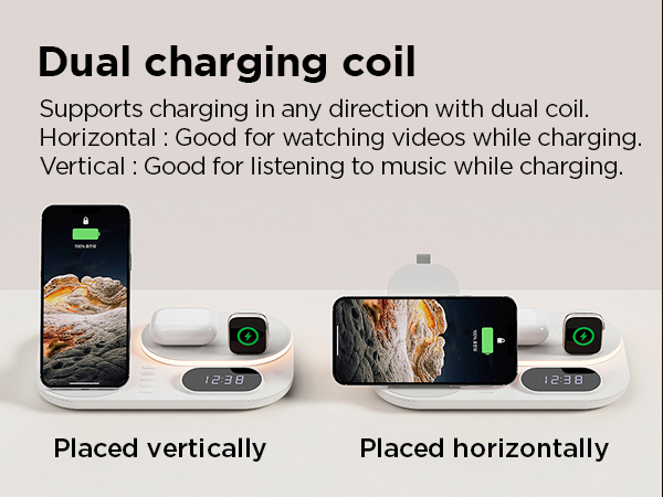 Dual charging coil