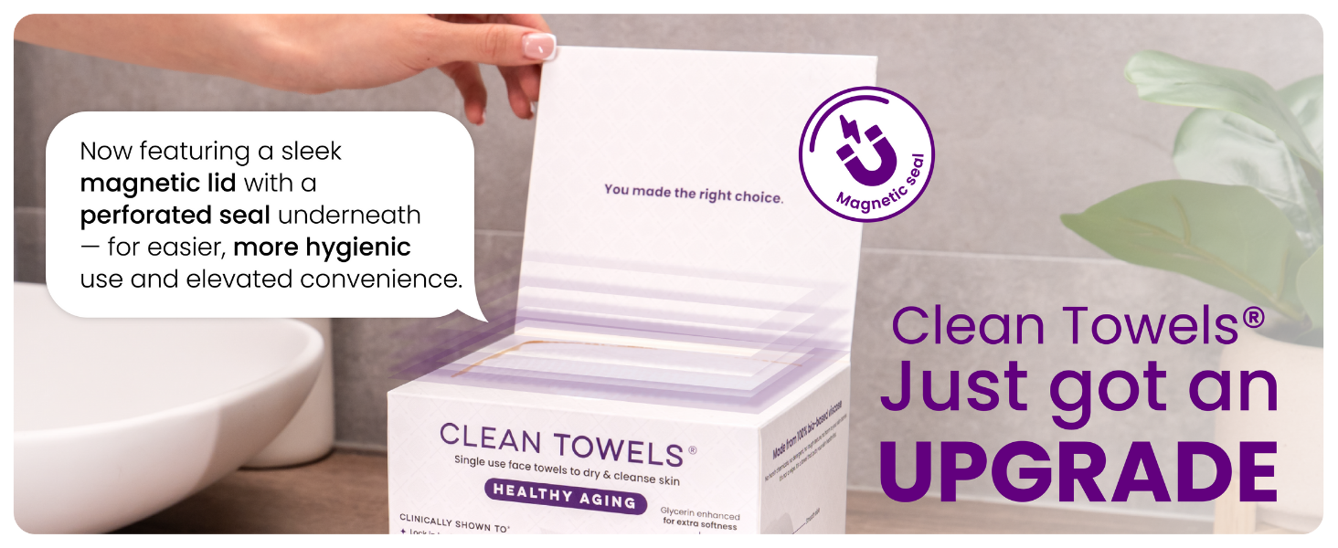 Magnetic Lid with perforated seal, more hygienic, elevated convenience
