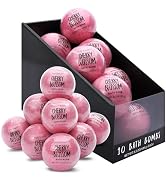 Body &amp; Earth Bath Bombs Gift Set for Women, 10 X 3.5 oz Essential Oils Cherry Blossom Handmade Bi...