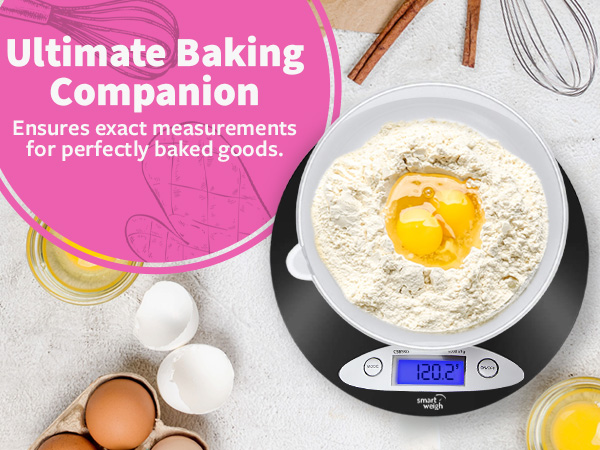 Smart Weigh Digital Kitchen Scale ultimate baking companion exact measurements