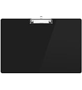 Macroclo Extra Large 11x17 Clipboards, Plastic Drawing Boards with Low Profile Clip Horizontal Cl...
