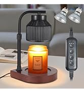Ceramic Candle Warmer Lamp with Timer Electric Dimmable Candle Warmer Birthdays Gifts for Women M...