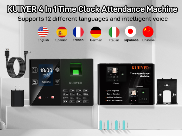 Time Clock Attendance Machine