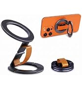 BuddhiGear Magnetic Phone Holder for Car, Gym, Desk – N52 Strong Magnet, Foldable Aluminum Mount ...