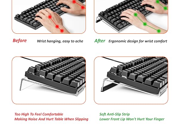 Egchi Computer Keyboard Stand