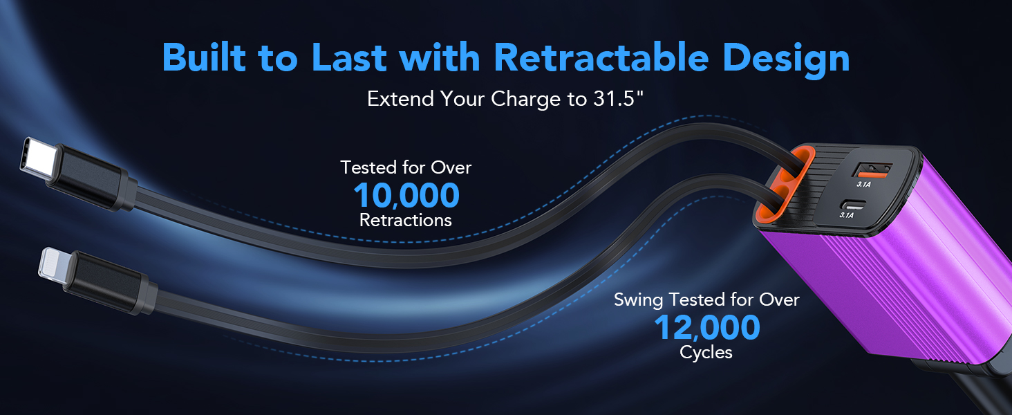 Retractable Car Charger