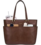 LOVEVOOK Laptop Tote Bag for Women, 15.6 inch Laptop Work Bags for Teacher/Nurse Large Computer B...