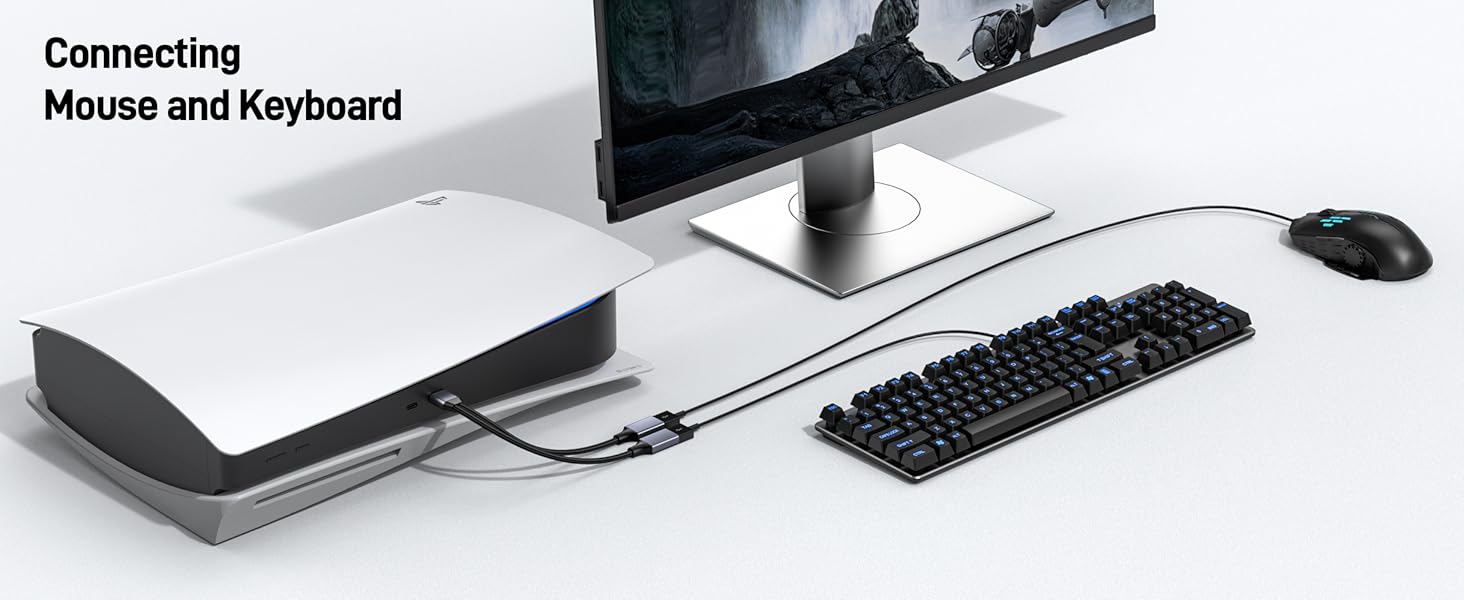 USB Splitter 1 in 2 Out