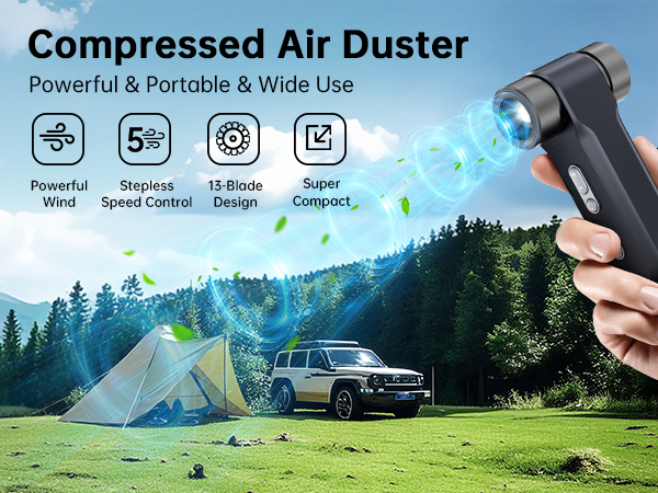 Metal Compressed Electric Air Duster 