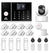 PGST Home Alarm System with T53W 5MP HD Security Camera,Wireless Home Security System with Door A...