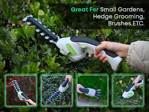 Cordless Grass Shear for gardens,hedge grooming,brushes