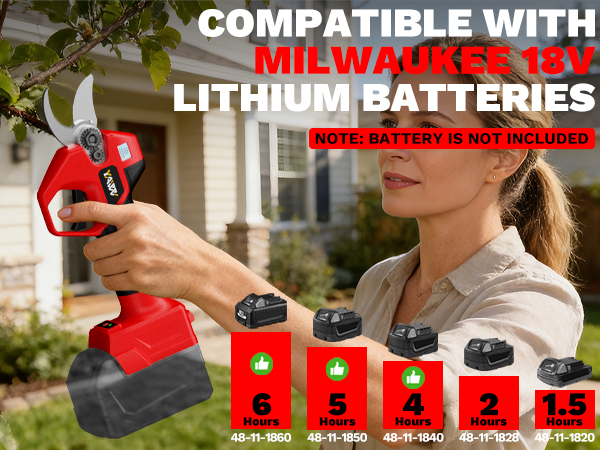 cordless pruning shear