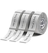 NIIMBOT D11 Label Maker Tape D110 Labels 3Rolls, Self-Adhesive Labeling Tape Replacement 0.55" X ...