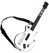 DOYO Wireless Wii Guitar Hero Controller Compatible with Guitar Hero and Rock Band 2 &amp; 3 Games wi...