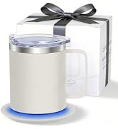 Zhenglu Coffee Warmer with Mug Set, Self Heating Coffee Cup, USB Powered Heated Mug Maintains 131...