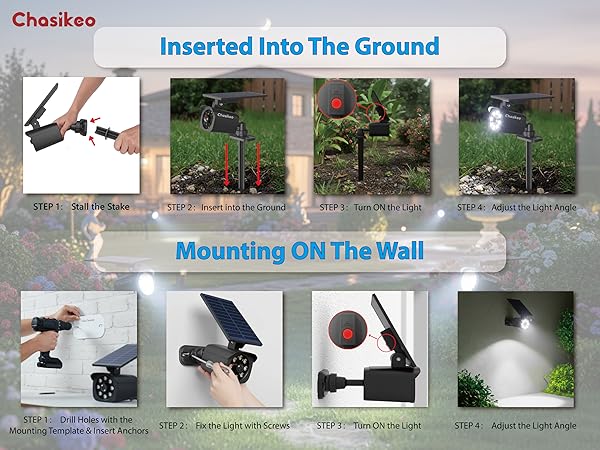 Spot Motion Lights Outdoor Waterproof