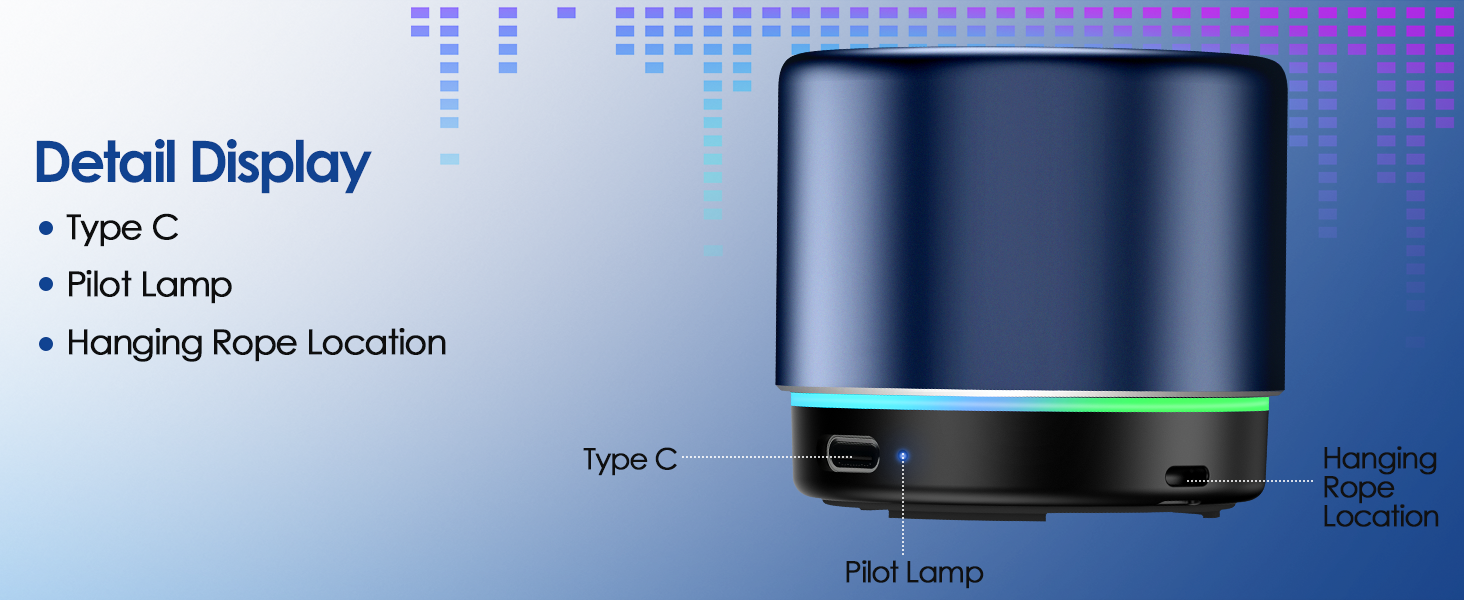 Mini Speaker for Room, Bike, Car