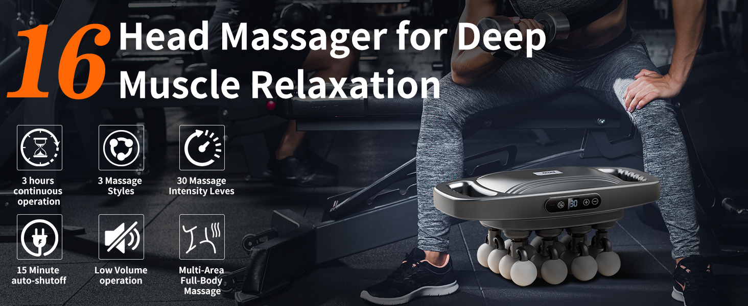 16-head massager