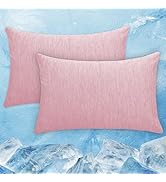 CHOSHOME Cooling Pillow Cases Zipper Pillow Covers Q-Max > 0.45 Zippered Pillowcases for Hot Slee...