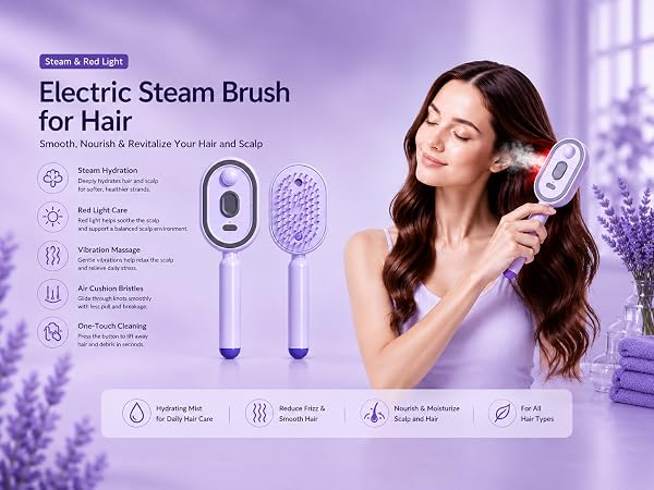 electric spray air cushion massage comb